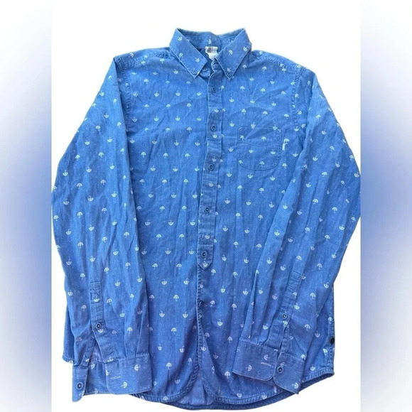 Plectrum by Ben Sherman Collared Button Down Dress Shirt Size Small - Picture 1 of 7